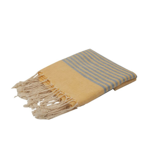 Fouta Jaune et Bleu