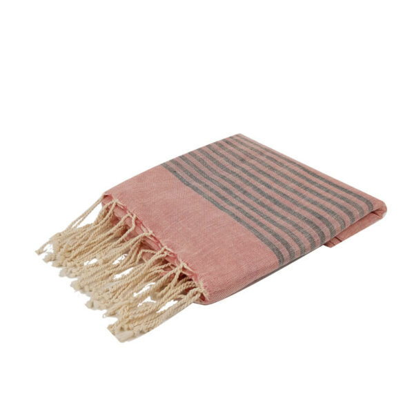 Fouta Rose et Grise