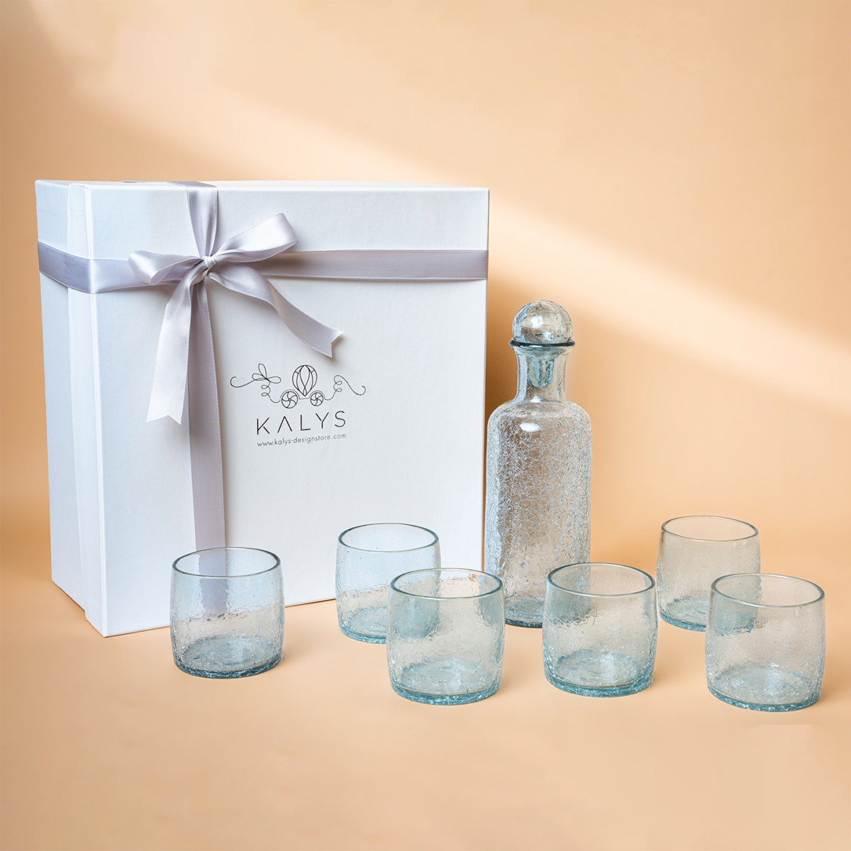 Pack Lella Transparent en verre soufflé